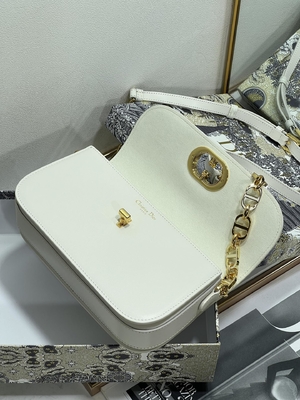 Túi xách nữ Dior Micro Montaigne 30 White Leather Custom