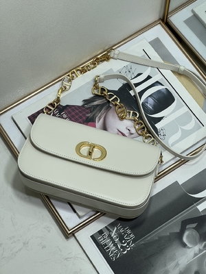 Túi xách nữ Dior Micro Montaigne 30 White Leather Custom