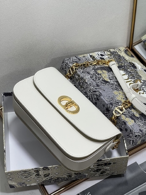Túi xách nữ Dior Micro Montaigne 30 White Leather Custom