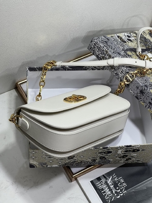 Túi xách nữ Dior Micro Montaigne 30 White Leather Custom