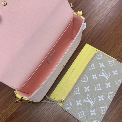 Pochette trắng Túi Felicie LV Spring In The City Monogram Empreinte
