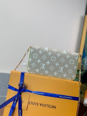 Pochette trắng Túi Felicie LV Spring In The City Monogram Empreinte
