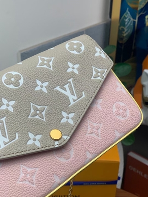 Pochette trắng Túi Felicie LV Spring In The City Monogram Empreinte