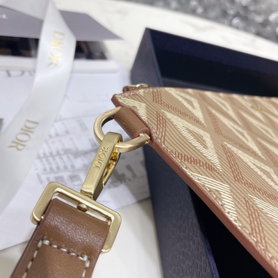 ODM Christian Dior Mini Designer Purses A5 CD Pouch Bag Da thật kim cương
