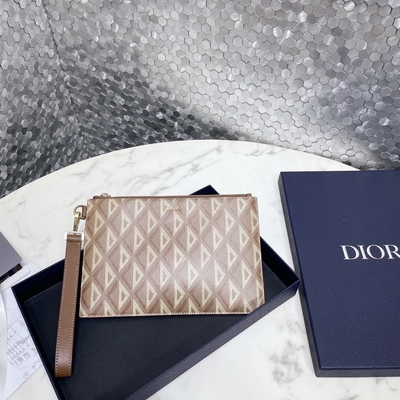 ODM Christian Dior Mini Designer Purses A5 CD Pouch Bag Da thật kim cương