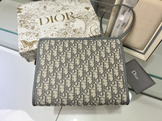 Túi 2 trong 1 Mini Dior 30 Montaigne Màu xanh xiên Jacquard