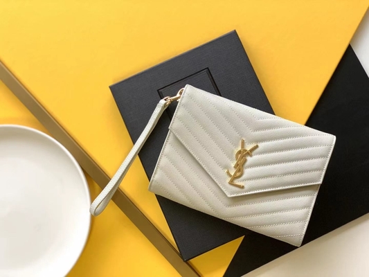 Túi Caviar YSL Monogram Da Quilted Clutch