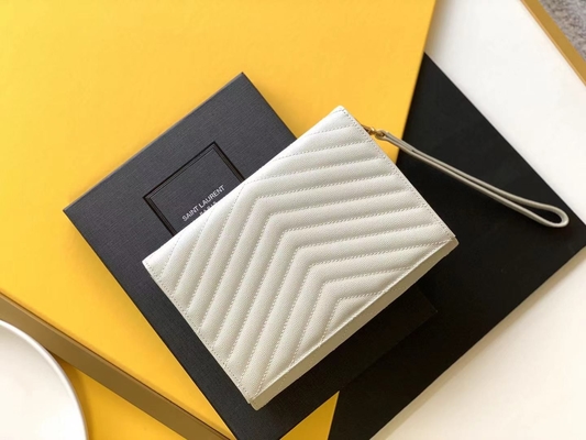 Túi Caviar YSL Monogram Da Quilted Clutch