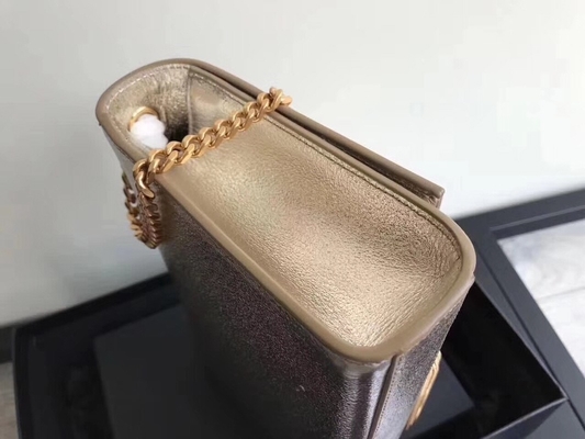 Dây đeo có thể điều chỉnh Túi Polyester Saint Laurent YSL Woc có khóa kéo màu bạc