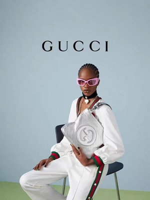 Túi tote nhỏ Gucci Blondie Túi xách nữ hàng hiệu màu bạc trắng sang trọng