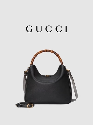 Tay cầm bằng tre Túi xách Gucci Princess Diana Double G Phần cứng OEM