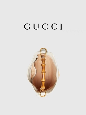 Túi đeo vai hàng hiệu bằng da màu trắng Túi xách Gucci Princess Diana