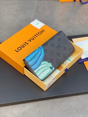 Ví canvas LV Sarah Monogram cho cả nam và nữ Da hợp tác Damier
