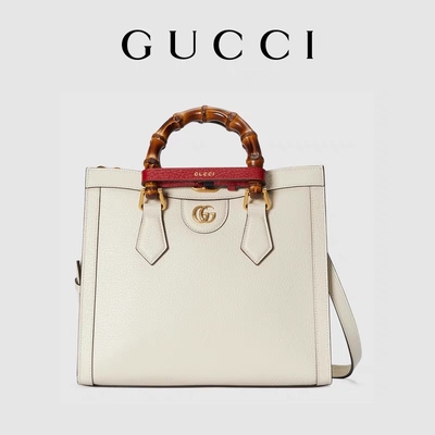 Túi xách hàng hiệu tùy chỉnh màu trắng bóng Túi xách Gucci Princess Diana