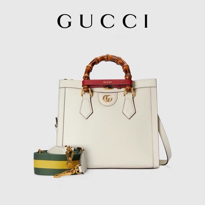 Túi xách hàng hiệu tùy chỉnh màu trắng bóng Túi xách Gucci Princess Diana