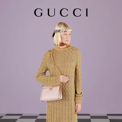 Túi đôi G Gucci Ophidia tùy chỉnh Túi đeo vai nhỏ thêu