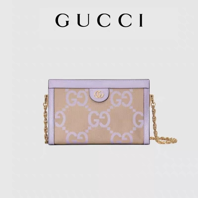 Túi có thương hiệu tùy chỉnh cỡ trung bình Túi chuỗi WOC lồng vào nhau của Gucci