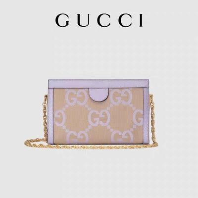 Túi có thương hiệu tùy chỉnh cỡ trung bình Túi chuỗi WOC lồng vào nhau của Gucci