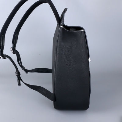Ba lô nam Essentials Christian Dior Gallop Black Grained Leather Calf