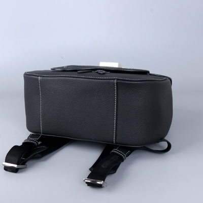 Ba lô nam Essentials Christian Dior Gallop Black Grained Leather Calf