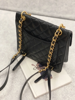Túi Clutch 2023 SS Chanel Woc Zipper Phong cách đường phố giản dị