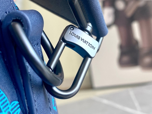 Túi nam hàng hiệu cỡ lớn Keepall BANDOULIÈRE 50 Blue Boston Bags