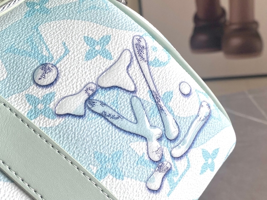 Túi Business LV Designer Monogram Túi Keepall BandoulièRe 50 Blue Travel Bag