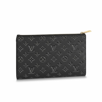 Ví da mini thiết kế theo phong cách Monogram Shadow Pochette To Go Louis Vuitton